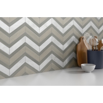 INTRIGUE - 12X14, GRAY/FAWN, POLISHED/MATTE